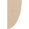 Ekena Millwork 4"W x 4"D x 8"H Wide Durham Rough Cedar Woodgrain TimberThane Corbel, Primed Tan CORUR04X04X08DURRCPR - alternate 5